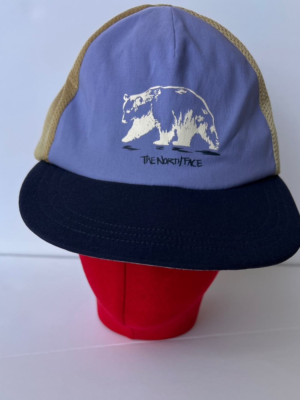 The North Face Class V Ball Trucker Adjustable Hat - Mesh Airflow Grizzly Bear